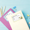Personalised School Book Labels | Cute Contruction Vehicles