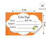 Personalised School Book Labels | Dino Colours