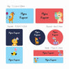 Mixed Waterproof Labels for Kids - Wild Charm