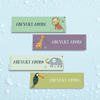 Personalised Name Labels | Wildlife