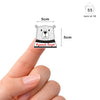 Fancy Shape Sticker - Wobble Bear