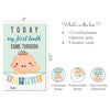Baby Boy Milestone Cards | Pack Of 24