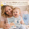 Baby Boy Milestone Cards | Pack Of 24