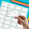 Personalised School Book Labels | Zig Zag