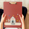 Personalised Clipboard | Animal Circus