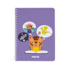 Personalised Spiral Notebook | Animal Library