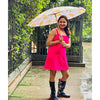 Bright Lemon Flowers, Chinese Canopy Style Rain and All season Umbrella - Little Surprise BoxBright Lemon Flowers, Chinese Canopy Style Rain and All season Umbrella