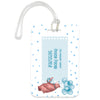 Teddy Party Blue Luggage Tag