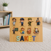 Personalised Wooden Name Puzzle - Community Helpers
