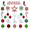 Christmas Ball Ornaments XMas Tree Hanging Decorations Red & Green Elf theme Christmas Balls, 100 pcs Box Set - Little Surprise BoxChristmas Ball Ornaments XMas Tree Hanging Decorations Red & Green Elf theme Christmas Balls, 100 pcs Box Set