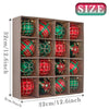 16 Pcs Red, Green & Gold Theme Balls Christmas Tree Ornaments