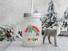 Personalised Frosted Mason Jar