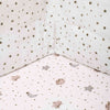 Organic Fitted Cot Sheet- Moon & Stars