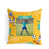 Personalised Photo Cushion | Football Goals Boy