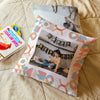 Personalised Photo Cushion | Geometric Fun