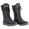 Grey Criss Cross Style Women Winter Snowboots