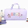 Personalised Name Motif Travel Duffel Bag