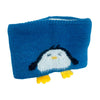 Light Blue Penguin Woven Stretchable Woolen Winter Cap For Kids With Matching Neck Muffler Set (3-10Yrs) - Little Surprise BoxLight Blue Penguin Woven Stretchable Woolen Winter Cap For Kids With Matching Neck Muffler Set (3-10Yrs)