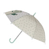 Light Green, Translucent Kelly-Jo all over teddy paws Rain and All-season Umbrella for Kids & Adults