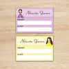 Mini SchoolBook Labels - Cute Princess Peppydots|]Peppydots
