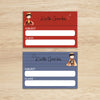 Mini SchoolBook Labels - Prince Peppydots|]Peppydots