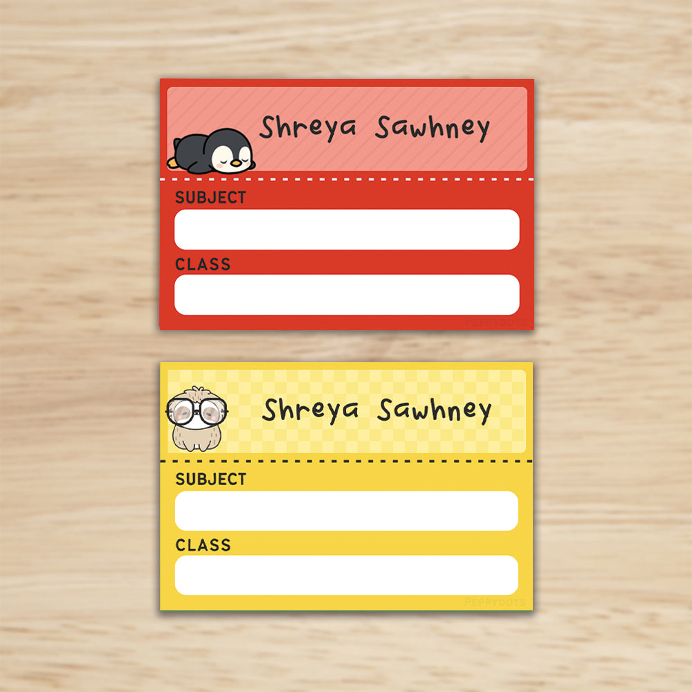 Personalised mini School Book Labels |Little Kawai – mumma.com