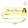 Mini SchoolBook Labels - Cute Princess Peppydots|]Peppydots