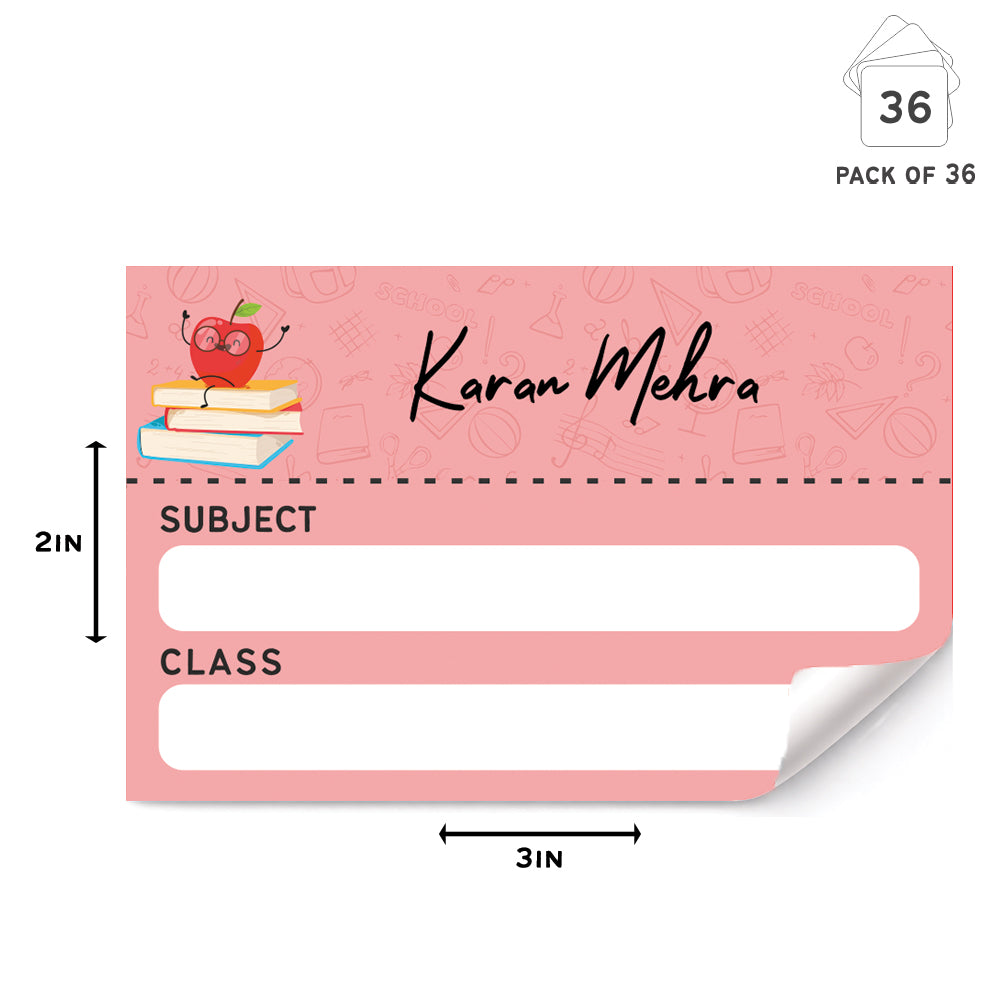 Personalised mini School Book Labels | School Kit – mumma.com