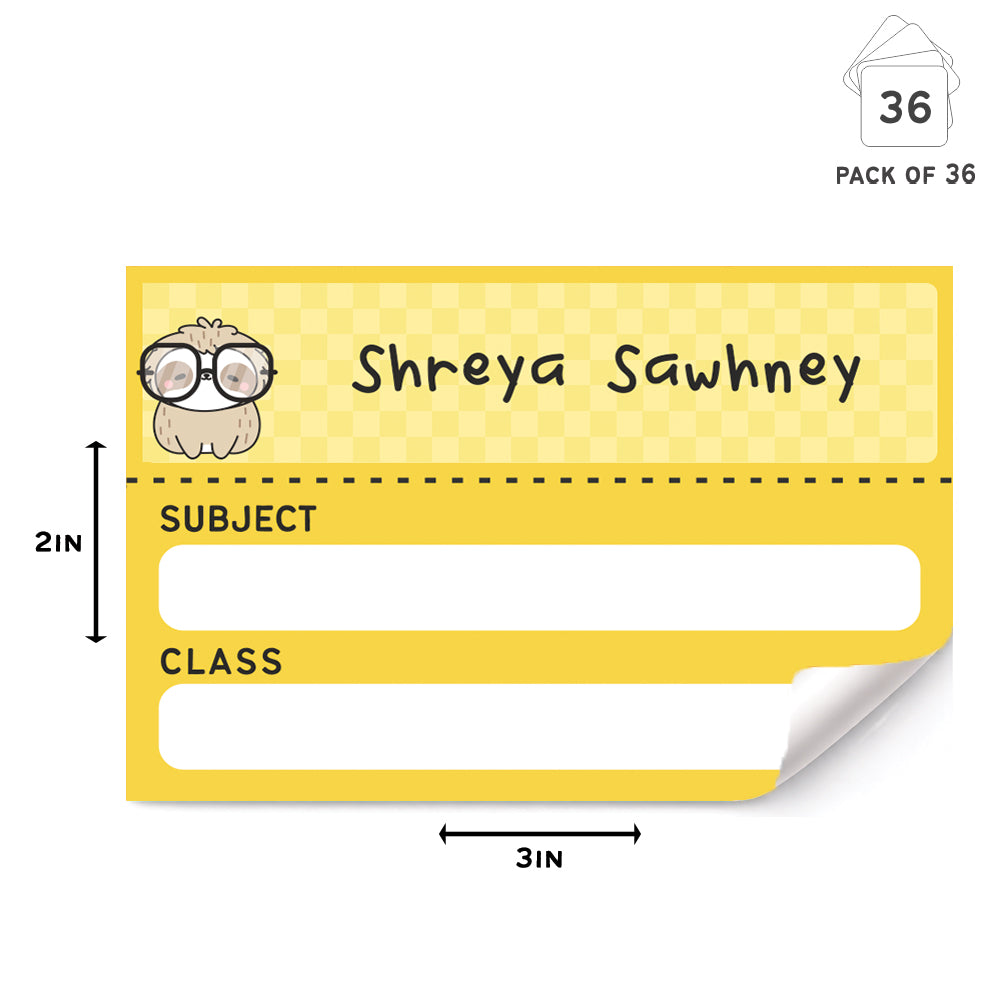 Personalised mini School Book Labels |Little Kawai – mumma.com