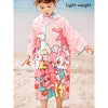 Pink Bunny Lightweight Microfibre Hooded Swim Poncho/ beach coverup towel for Kids - Little Surprise BoxPink Bunny Lightweight Microfibre Hooded Swim Poncho/ beach coverup towel for Kids