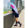 Pink floral Paint Brush theme Rain & All Season Umbrella for Teens and Adults - Little Surprise BoxPink floral Paint Brush theme Rain & All Season Umbrella for Teens and Adults