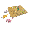 Personalised Wooden Name Puzzle | Dinosaurs