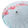 Teal & Pink Floral, Chinese Canopy Style Rain and All season Umbrella - Little Surprise BoxTeal & Pink Floral, Chinese Canopy Style Rain and All season Umbrella