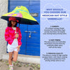 Toy Duck theme, Unique Spanish Patio Style Kids Umbrella, 5-12 years,Green - Little Surprise BoxToy Duck theme, Unique Spanish Patio Style Kids Umbrella, 5-12 years,Green