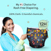 Freesize UNO Cloth Diaper | A for Animal