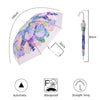White Hydrangea Bunch Floral Print Translucent All-season Umbrella for Kids & Adults - Little Surprise BoxWhite Hydrangea Bunch Floral Print Translucent All-season Umbrella for Kids & Adults