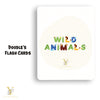 Wild Animals Flash Cards & Diwali Bodysuit Gift Set