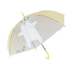 Yellow Translucent Brave Spirit Kelly Jo Teddy print, Rain and All-season Umbrella for Kids & Adults