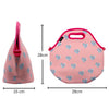 Heart Design Neoprene Lunch Bags