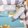 Sweet Dreams Star Teddy Cot Bedding Set, Blue