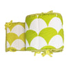 Tropical Baby Cot Bumper, Green