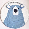 Polar Bear Baby Playmat, Blue