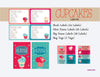 Cupcake Theme Personalised Label Set