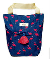 Diaper Tote Bag - 'Stroller' Tote Bag - Caribean Flamingoes