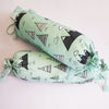 Far Far Away Organic Baby Cotton Pillow & Bolster, Sea Green