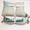 Sweet Dreams Teddy Cot Bedding Set with Organic Baby Dohar Blanket, Blue