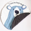 Polar Bear Baby Playmat, Blue