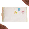 ABCD Organic Baby Rai Pillow & Bolster, White