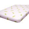 Jungle Love Baby Cot Fitted Sheet, White