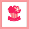 Personalised Name Stickers | Cupcake